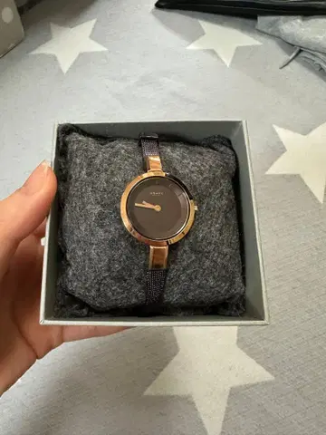 OBAKU 아날로그 시계 골드/블랙