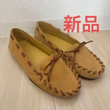 랄프 로렌 가죽 신발 슬립온 모카신 로퍼 23.5cm