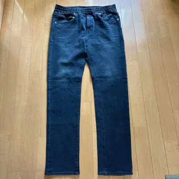 RED CARD BEAMS 별주 32인치 스트레이트 블랙 컬러