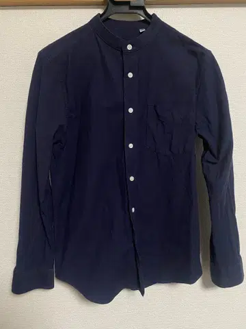 엠마 로즈 밴드 카라 롱 슬리브 셔츠