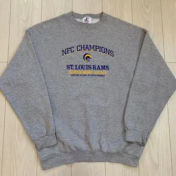 NFL 세인트루이스 램스 미식축구 자수 로고 트레이닝복 맨투맨 구제 의류