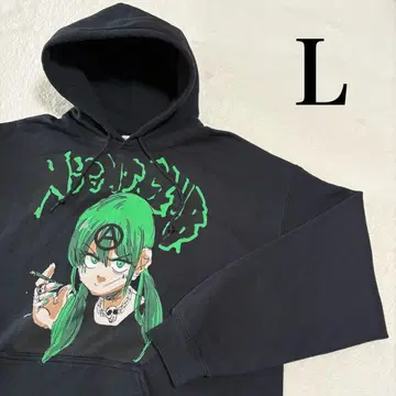 JUN INAGAWA x NIGHT CLUB 풀오버 후디 L 블랙