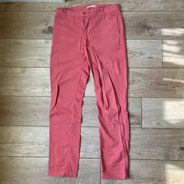 핑크 슬림핏 치노 팬츠