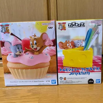 [ 미개봉 새상품 ] 톰과 제리 피그라이프 빅 소프트 비닐 피규어