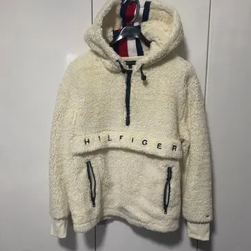 타미힐피거 플리스 후드티 네이비 M 사이즈