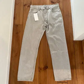 새상품 ZARA 자라 스트레이트 핏 데님 사이즈 42 그레이