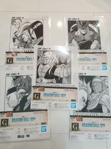 드래곤볼 40th 제일복권 G상 클리어 파일 세트