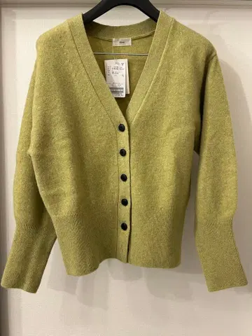 IENA 그린 V넥 가디건 F 사이즈
