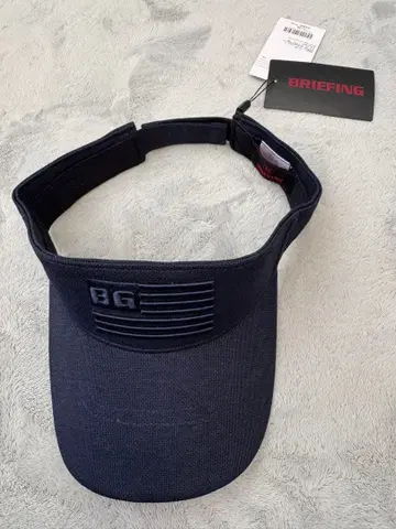 BRIEFING 네이비 바이저 BG 로고
