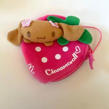 시나모롤 모카 스트로베리 파우치 스트랩 키링 맥도날드