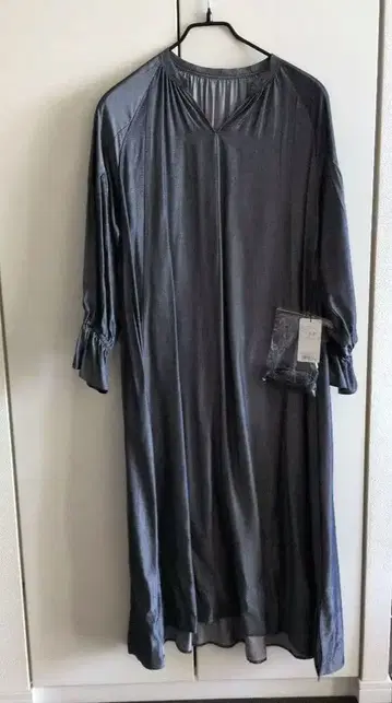 [ 새상품 ] ROSSO 그레이 롱 원피스 긴팔