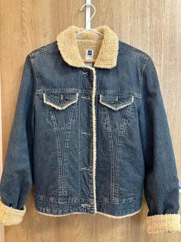 GAP 보아 카라 부착 데님 자켓