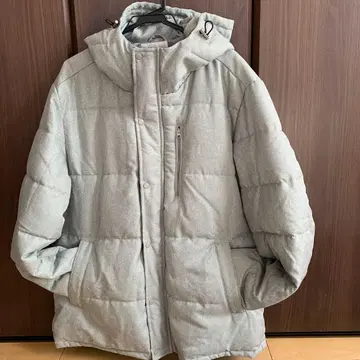 이카 IKKA 남성용 다운 자켓 라이트 그레이 L 사이즈 새상품급