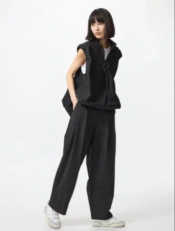 UNIQLO 울트라 스트레치 액티브 와이드 팬츠 S