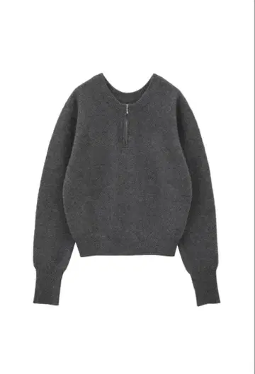 CLANE W FACE HALF ZIP YAK KNIT TOPS