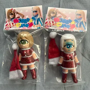 산 갓츠 본포 시부야 모던 소프트 비닐 마켓 모나카 소매 레드 라메 산타