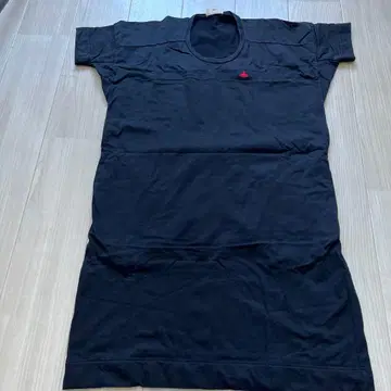 블랙 반팔 원피스