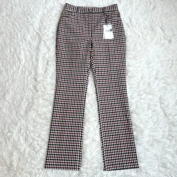 새상품 띠어리 STRAIGHT JEAN 슬랙스 체크 S