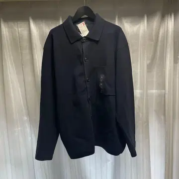 유니클로 밀라노 리브 가디건 네이비 L 사이즈