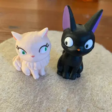 지브리 손가락 인형 마녀 배달부 키키 릴리 지지 소프트 비닐 피규어