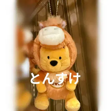 택 포함 새상품 간지 인형 배지 푸우 2026 말 디즈니