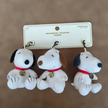 스누피 참 세트 3개