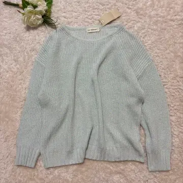 새상품 정가 15,400엔 INED 니트 사이즈 13 예쁜 색상 여유로운