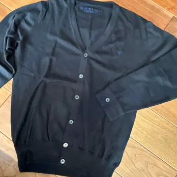 블랙 레이블 크레스트브릿지 블랙 가디건