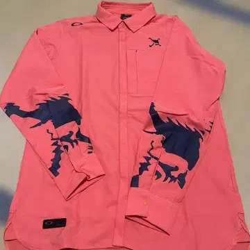 오클리 긴팔 피케 셔츠 남성용 오렌지