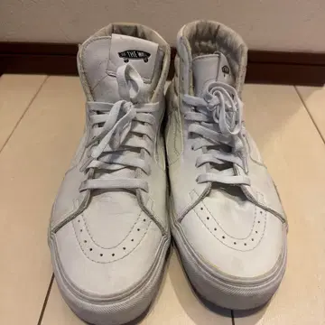 VANS SK8-Hi 화이트 하이컷 스니커즈