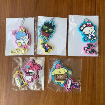 산리오 스프라툰 콜라보 러버 마스코트 키링