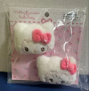 산리오 헬로키티 헤어 클립 세트 2개