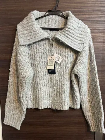 [ 미사용 새상품 ] 아베일 Rag Out 더블 지퍼 니트