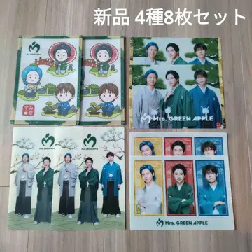 새상품 Mrs. GREEN APPLE 미세스 로손 비주얼 시트 8장