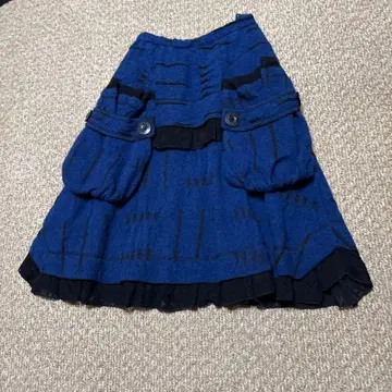 Eiko Kondo 플레어 스커트 파랑