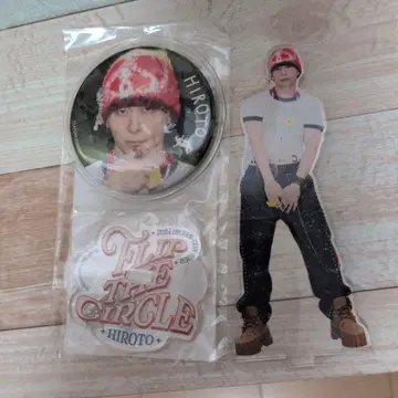 INI 니시 히로토 아크릴 스탠드 캔뱃지 세트