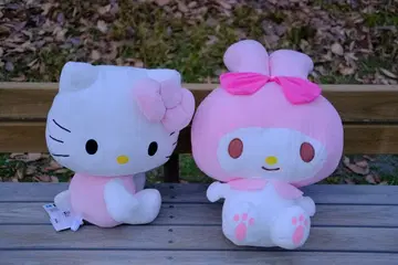 [ 최신 ] 헬로키티 & 마이멜로디 봉제 인형 세트 BIG