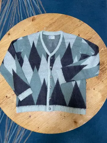 TOWNCRAFT 아가일 가디건