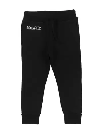 새상품 DSQUARED2 블랙 맨투맨 조거 팬츠