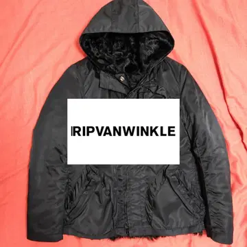 [하자품] RIPVANWINKLE 무스탕 자켓 그레이트 트윌 나일론
