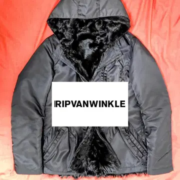 [하자품] RIPVANWINKLE 무스탕 자켓 그레이트 트윌 나일론