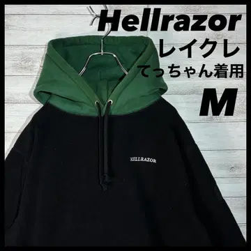 Hellrazor 플리스 후드티 레크레 텟짱 착용 M 헬레이저
