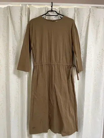 라코스테 허리 드로스트 드레스 원피스