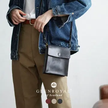 [ 새상품급 ] GLENROYAL Crouka 별주 브라이들 가죽 숄더백