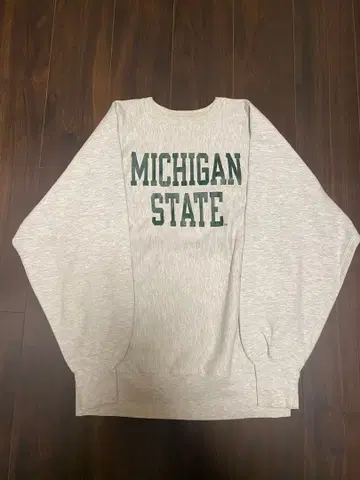 챔피온 리버스 위브 사이즈 XL Michigan state