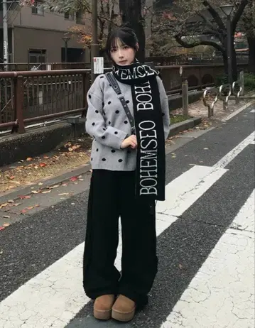 emmy 프린지 와이드 블랙 데님 팬츠 S 즉시 발송 가능