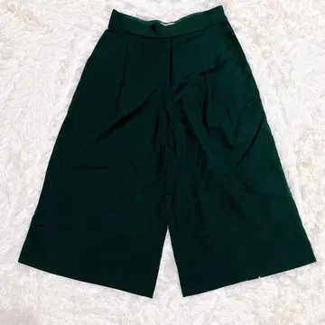 M0097 [ 유나이티드 애로우 ] 가우초 팬츠 사이드 지퍼 포켓