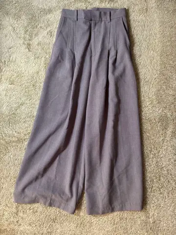 [ KBF ] 그레이 와이드 팬츠 38 ( 사이즈 )