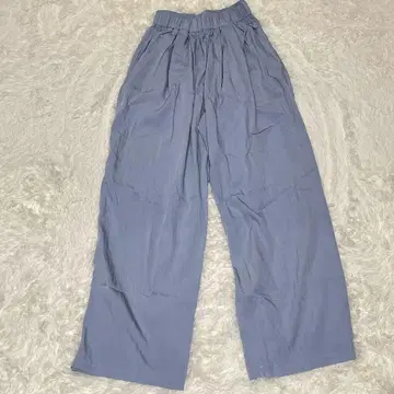 M374 새상품 택 포함 [바이레그나] 와이드 팬츠 허리밴딩 스트레치성