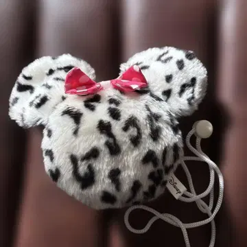 디즈니 레오파드 무늬 미니 미니백